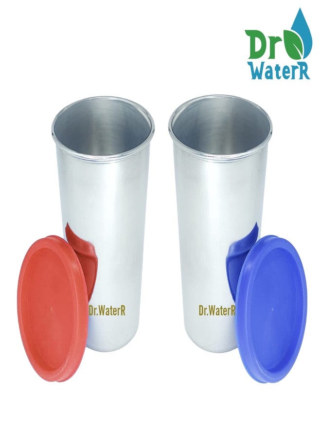 Dr. WaterR Stainless Steel Tumbler with Lid|Capacity 450ml |Home| Kitchen|Office|Gym|Yoga|Hiking|Travel (Pack of 6) - Image 2