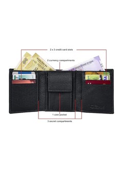 Urban URBAN FOREST Travis Black Leather Wallet for Men  - Image 2
