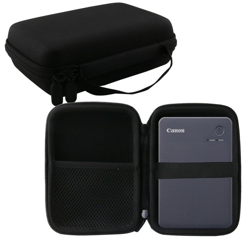 WERJIA Hard EVA Travel Case for Canon SELPHY QX20/ SELPHY Square QX10 Photo Printer (black) - Image 1