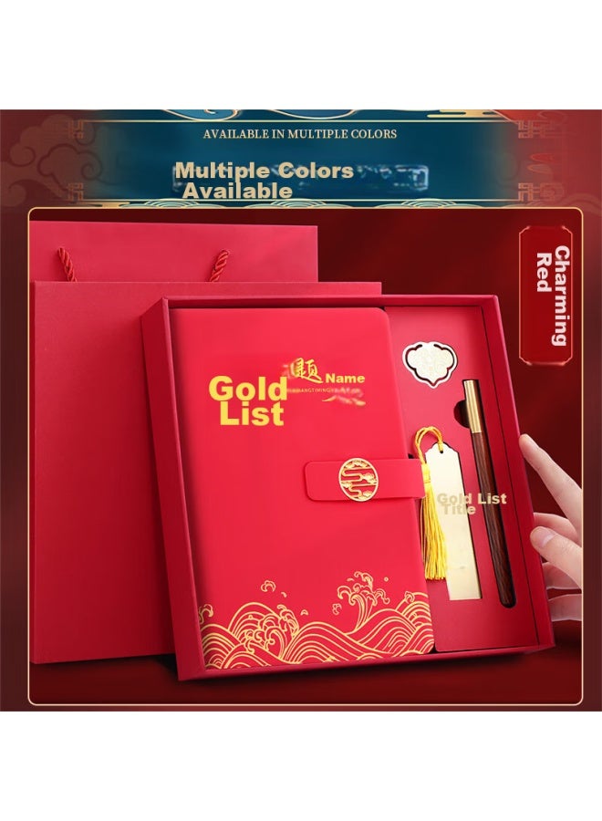 Longe Langjie Golden List Graduation Gift Box, Graduation Banquet Gift, Graduation Souvenir, Middle School Exam Ceremonial Gift, Planner, Graduation Season Gift, Gift For Classmates, Adult Ceremony Gift, 18-year Birthday Gift For Male And Female Students - Image 3