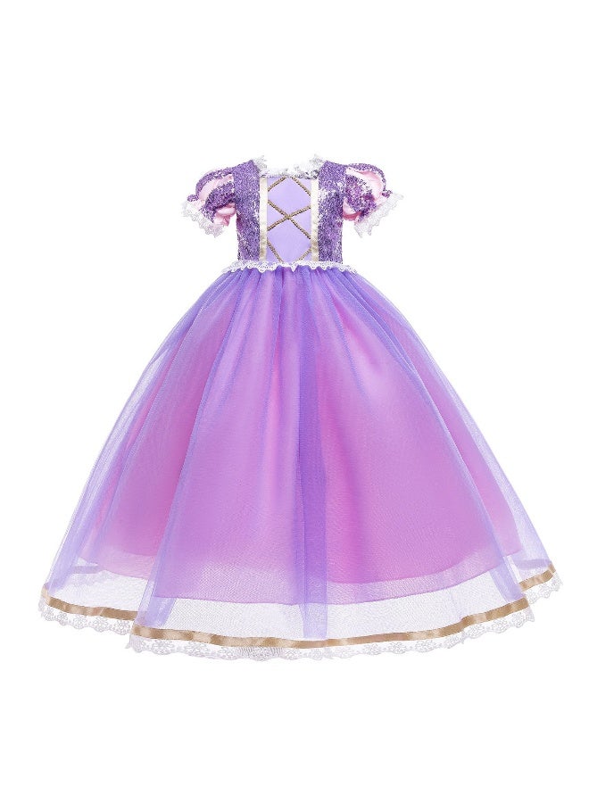 High Quality Girl  + Princess Dress Halloween Child Sleeping Beauty Cosplay Sofia Tulle Tutu Ball Gown Kids Clothing - Image 1