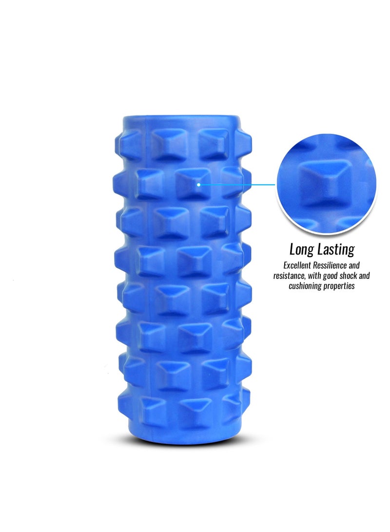 H PRO Yoga and Fitness Equipment Massager for Back and Leg Muscles - Blue - Image 3