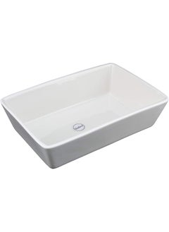 Shallow Shallow 2 Tier Porcelain Chip and Dip Set with Stand, White, DY2045  - Image 2