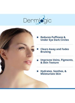 Dermlogic Vitamin K Cream- Moisturizing Bruise Healing Formula. Dark Spot Corrector for Bruising, Spider Veins & Broken Capillaries. Reduces Under Eye Dark Circles, Fine Lines, Puffiness, & Wrinkles with Arnica  - Image 5