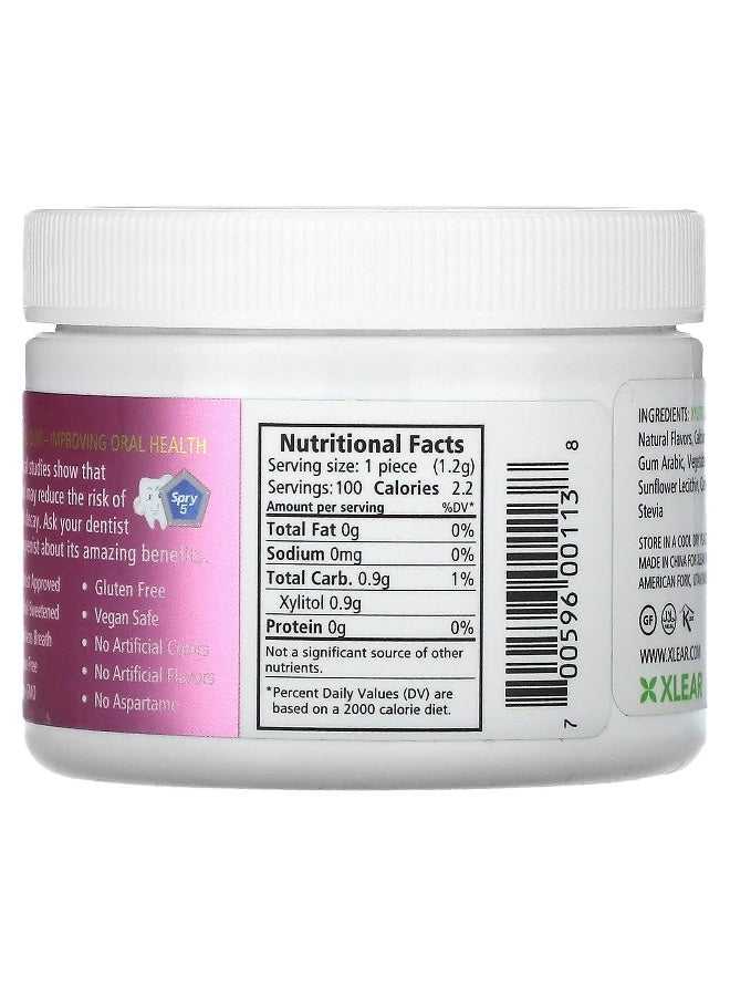 Xlear Xlear, Spry, Chewing Gum, Natural Bubblegum, Sugar Free, 100 Pieces - Image 2