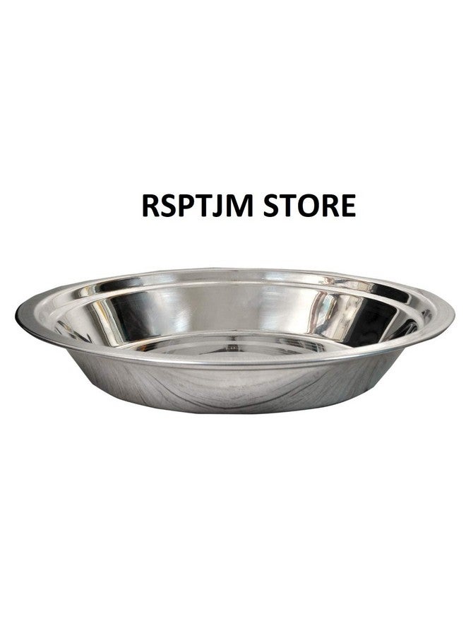 RSPTJM VOMI RJ kitchenware Store paraat | Steel Parat for Dough Flour Kneading |Atta Parat Steel for Kitchen Big Size, 40 cm - Image 5