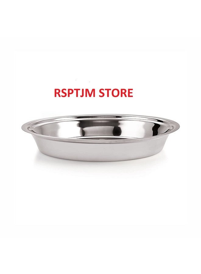 RSPTJM VOMI RJ kitchenware Store paraat | Steel Parat for Dough Flour Kneading |Atta Parat Steel for Kitchen Big Size, 40 cm - Image 3