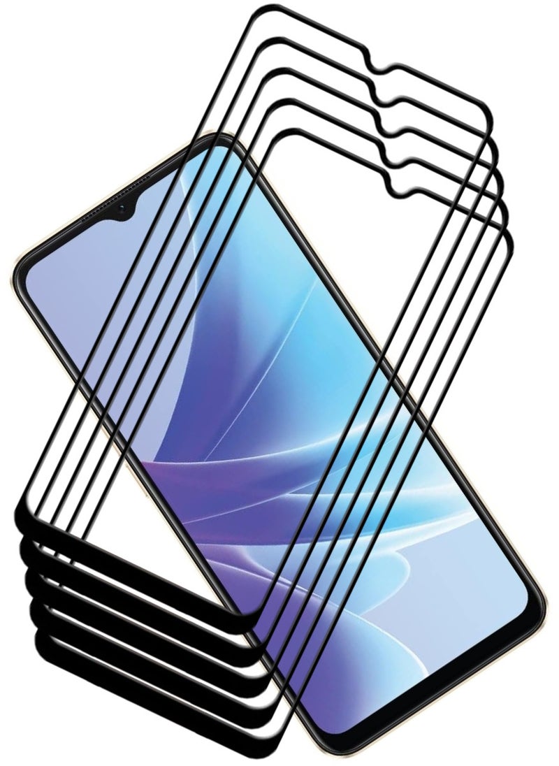 ACLIX 5 Pieces Antistatic ESD Dustproof Premium Quality High Definition Tempered Glass Screen Protector Designed For Oppo A77s - Image 1