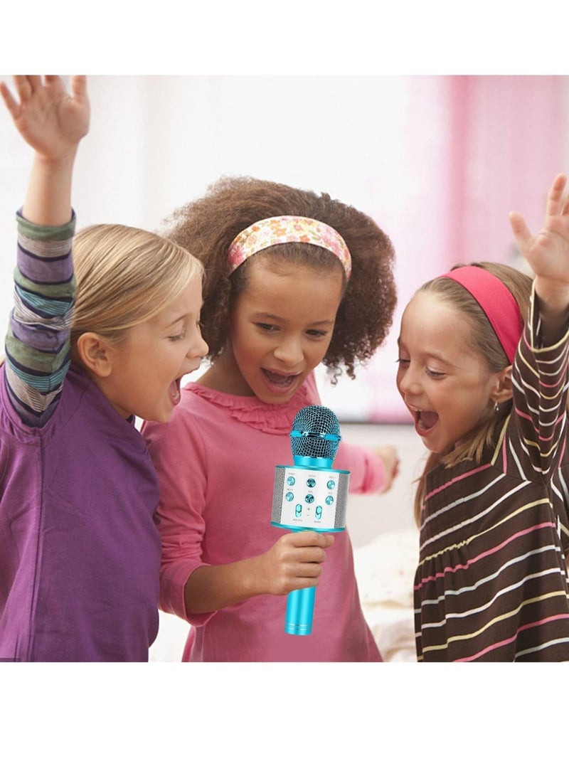 ELTRAZONE Bluetooth Karaoke Microphone Wireless,Portable Singing Microphone for Kids Adults,Karaoke Machine for Kids Toys,Birthday Gifts Ideas for 3 4 5 6 7 8 9 10 11 12 Year Old Girls Boys Teens - Image 2