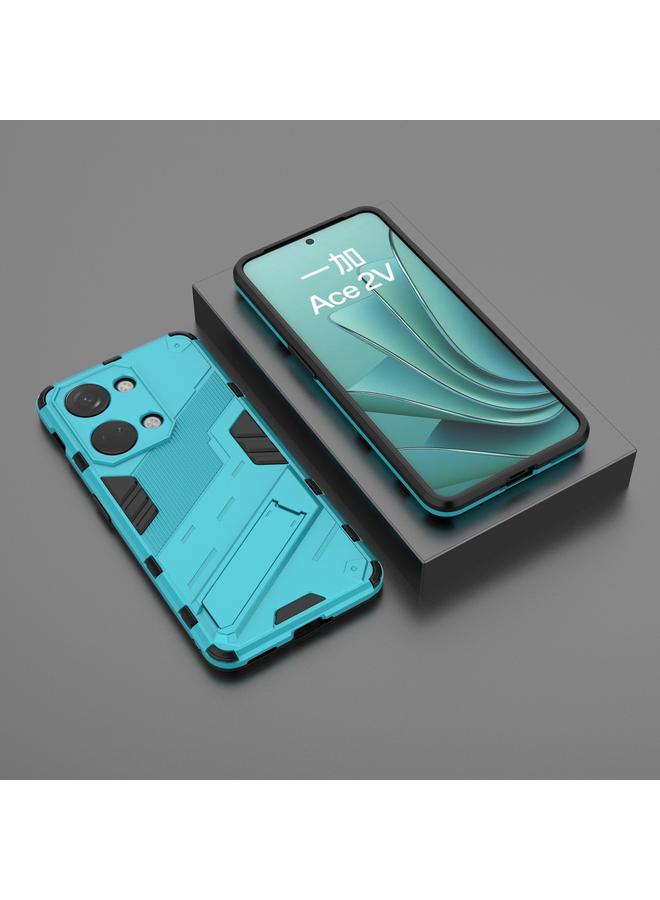 اس-توب جراب لهاتف OnePlus Ace 2V Punk Armor 2 في 1 PC + جراب هاتف TPU مع حامل - Image 2