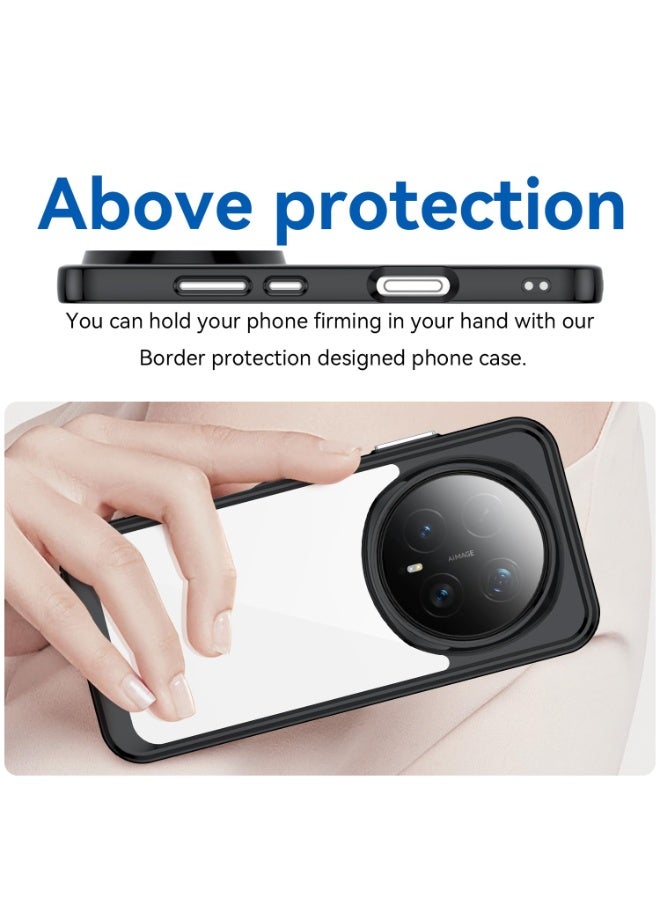 عام غطاء متوافق مع هونر ماجيك 8 برو، غطاء واقي شفاف عالي الوضوح مقاوم للخدوش مع إطار من TPU الناعم وخلفية من البولي كربونات الصلب. - Image 3