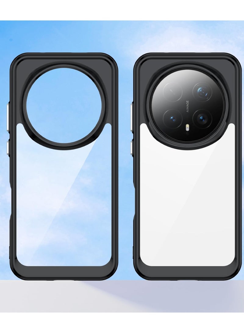 عام غطاء متوافق مع هونر ماجيك 8 برو، غطاء واقي شفاف عالي الوضوح مقاوم للخدوش مع إطار من TPU الناعم وخلفية من البولي كربونات الصلب. - Image 2