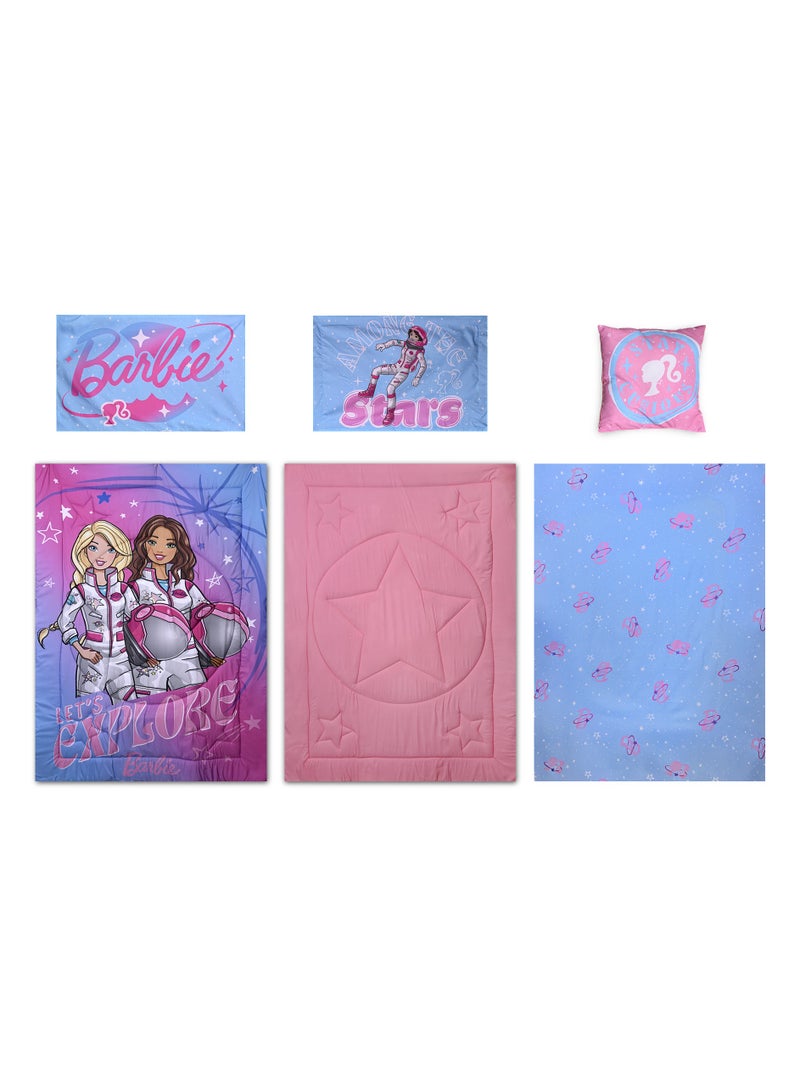 باربي طقم لحاف سرير باربي ٥ في ١ - HM-5IN1BNB-05 - Image 3