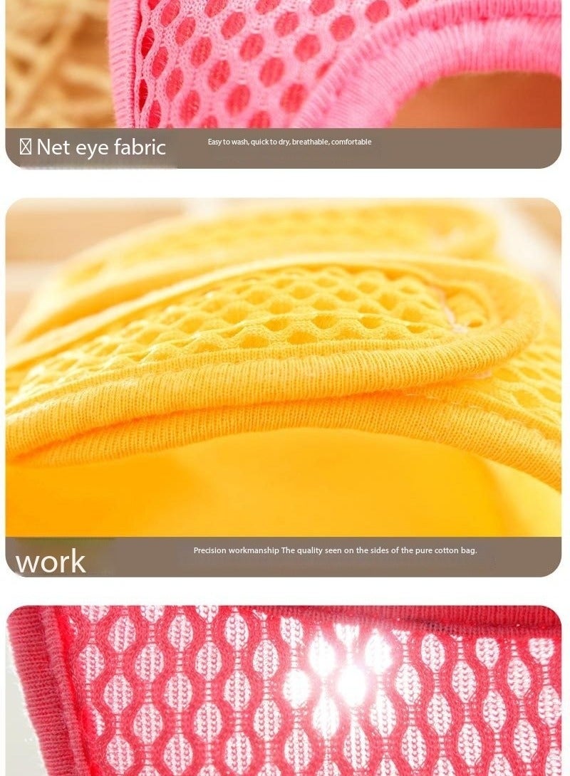 1-Pair Baby Safety Mesh Kneepads Pink - Image 3