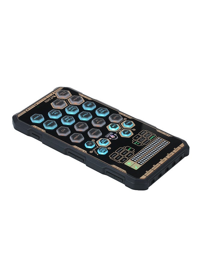 Generic Live Sound Card Handheld Outdoor Portable DSP Sound Card Effect Device Audio Mixer Voice Changer Audio Card Sound Changer for Mobile Phone and Computer Singing Live-streaming  - Image 5