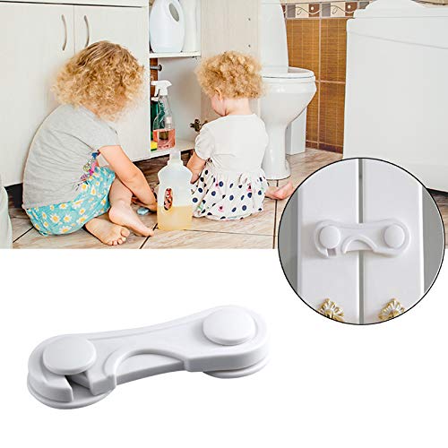 Safe-O-Kid® - Pack of 2- Elegant Child Safety Eudemon Lock - White - Image 2