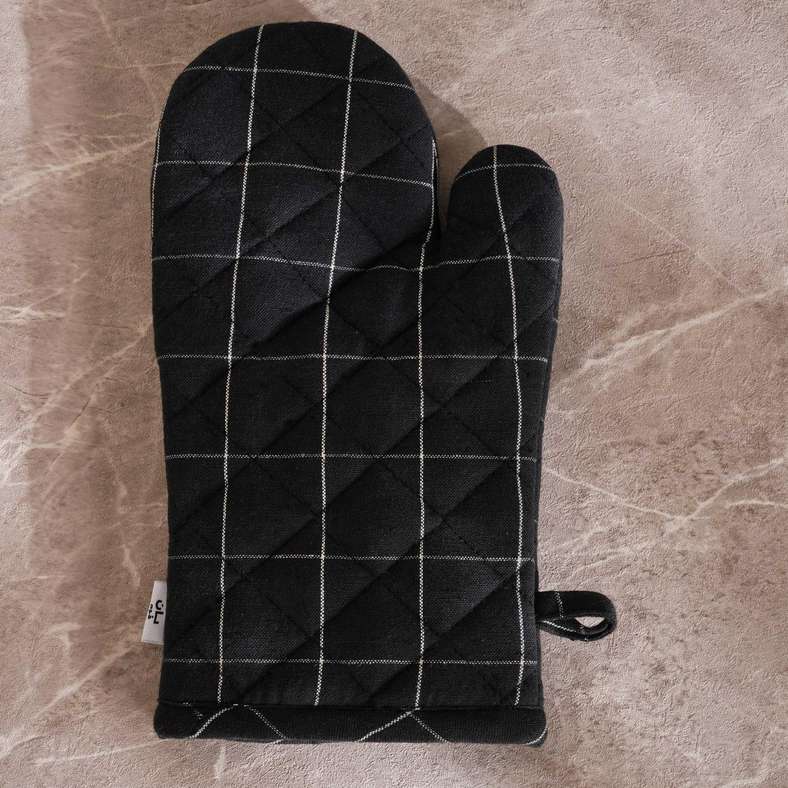 Pan Home قفاز فرن سيرين تشيك 17x30 سم - أسود - Image 4