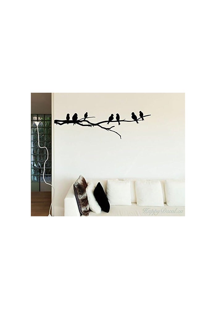 Asmi Collections Black Birds Wall Sticker - Image 1