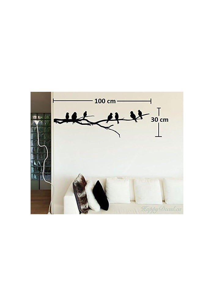 Asmi Collections Black Birds Wall Sticker - Image 2
