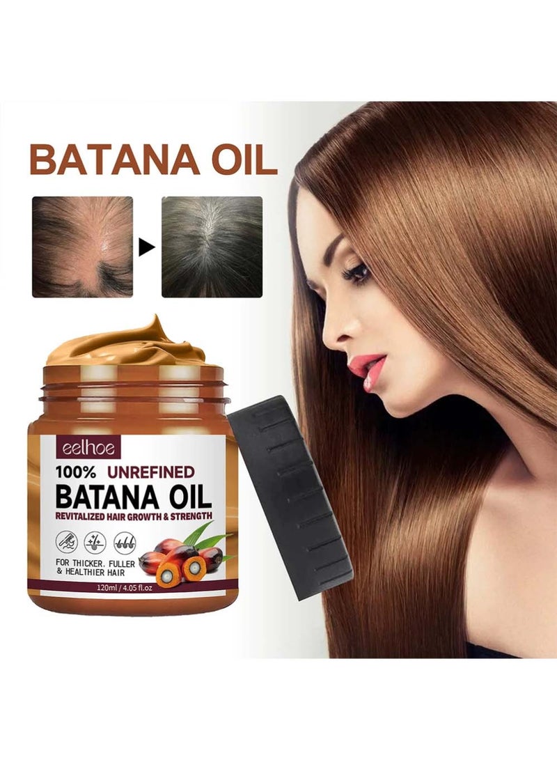 EELHOE Batana Oil for Hair Growth Healthier Thicker Fuller Hair, Batana oil, Batana Oil for Hair Growth, Batana Oil Organic, Batana Oil Organic for Healthy Hair, Batana Oil Hair Mask (1PCS) - Image 1
