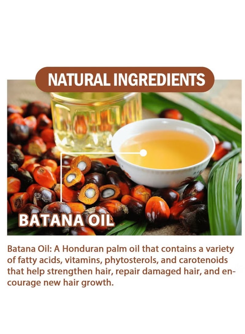 EELHOE Batana Oil for Hair Growth Healthier Thicker Fuller Hair, Batana oil, Batana Oil for Hair Growth, Batana Oil Organic, Batana Oil Organic for Healthy Hair, Batana Oil Hair Mask (1PCS) - Image 2
