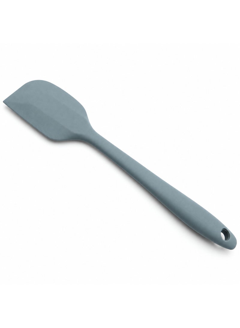 BERAM Silicone Turner Spatula with Stainless Steel and Silicone Handle, Heat Resistant BPA-Free Kitchen Utensil for Non-Stick Pans, Grey, 1-Piece - Image 1