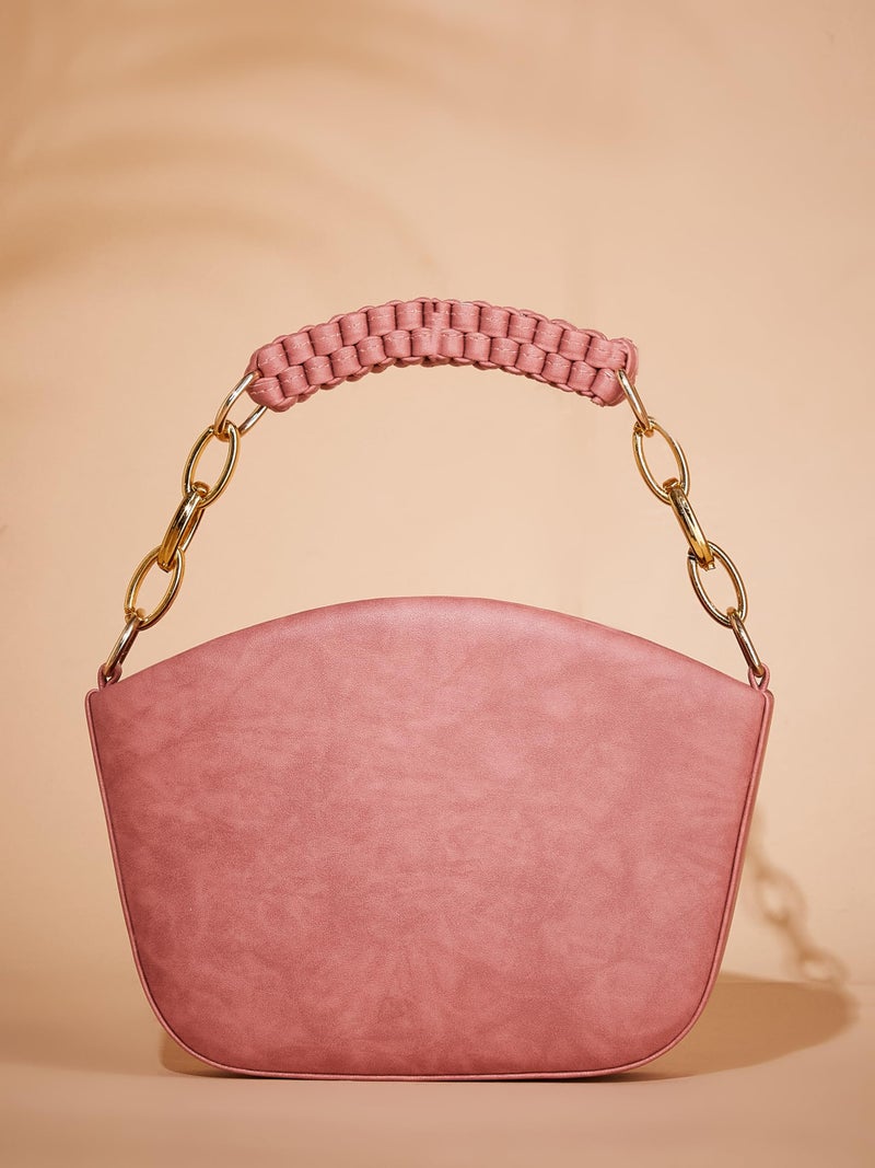 Fargo PU Women's Sling Bag Bucket (Pink) - Image 5