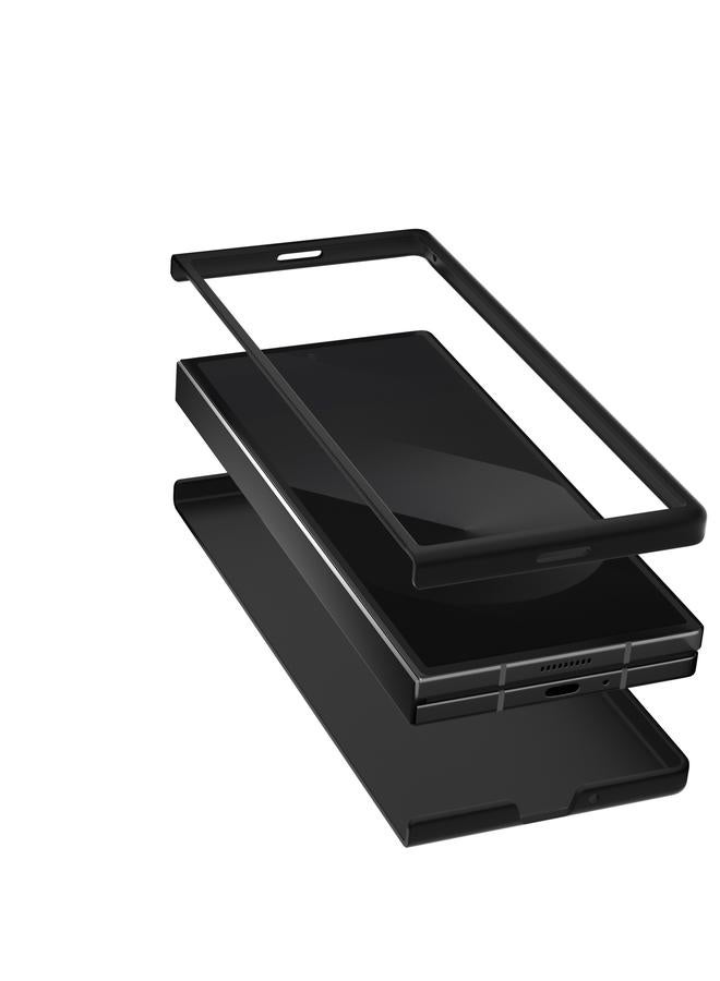 اس-توب جراب لهاتف Samsung Galaxy Z Fold بإطار أسود لامع ملون - Image 4