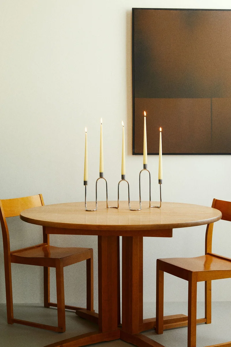 H&M Wavy metal candelabra