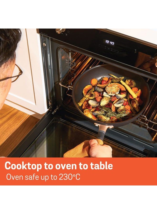 MEYER Accent Series Hard Anodized Nonstick Chef Pan with Helper Handle, 4.5 Quart - Image 5