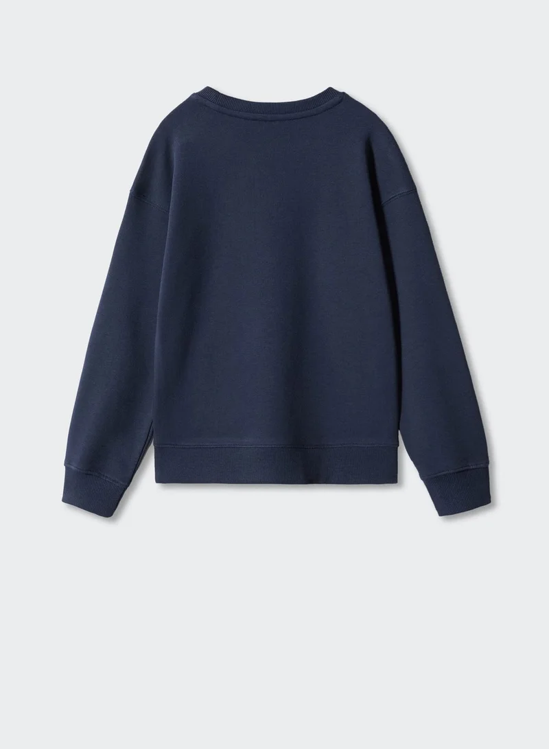 MANGO Kids Graphic Sweatshirt