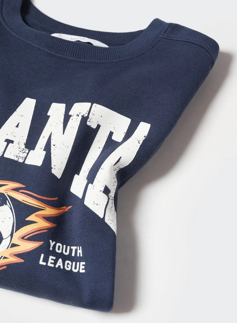 MANGO Kids Graphic Sweatshirt