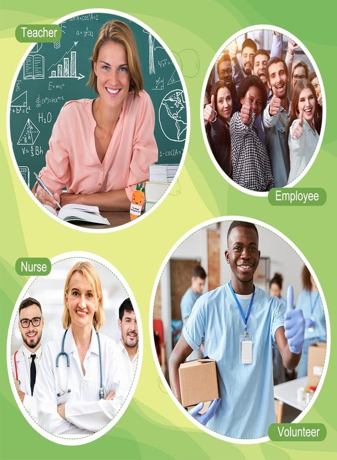 Hotop 50 Pcs Support Plush Keychains Gifts Bulk 3.5 Inch Positive Vegetable Party Favors for Birthday Christmas Stuffers Office Classroom Prizes Appreciation Gifts, 10 Styles - Image 5