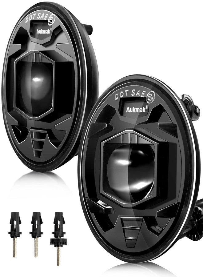 مجموعة مصابيح ضباب LED مطورة لسيارات سوبيربان تاهو 2007-2014، أفالانش 2007-2013، كامارو 2010-2013، كولورادو 2015-2016، سيلفرادو 2015، ومصابيح بديلة لسيارات جي إم سي أكاديا ويوكون - Image 1