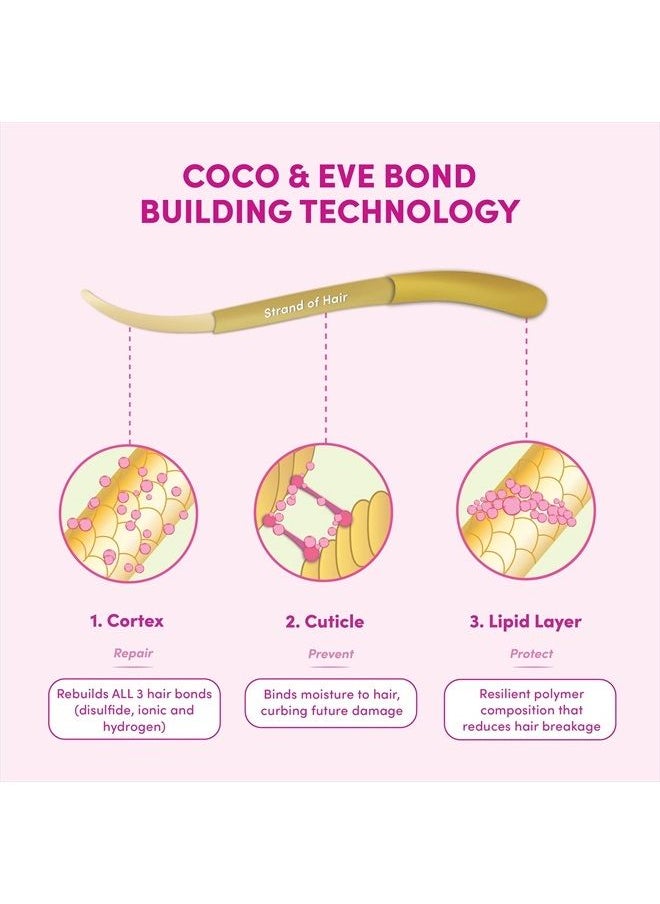 COCO & EVE - Bond Building Pre-Shampoo Treatment | Dry Damaged Hair Repair | Deep Conditioning Mask for Repairing Hair Damage & Hair Bonds | Helps with Hair Breakage (4.23 fl oz) - Image 1