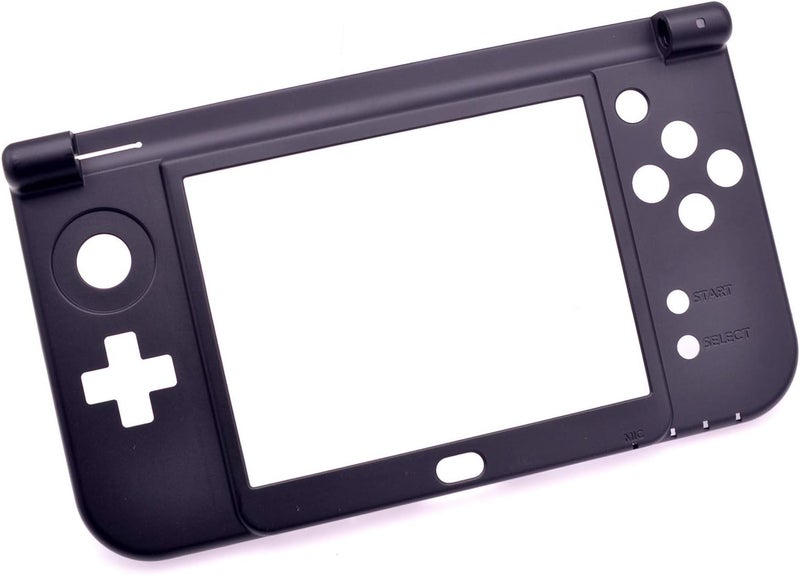 Deal4GO Replacement Hinge Part Bottom Middle Shell Housing Cover Midframe Case for Nintendo New 3DS XL/New 3DS LL (Black) - Image 3