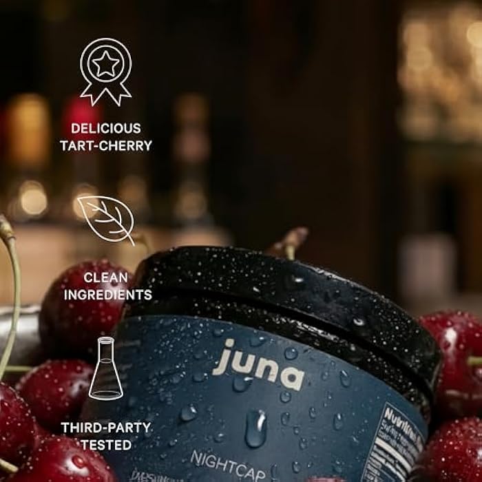 Juna Nightcap Sleep Gummies — Plant-Based Phytomelatonin + 8 Botanicals for Deep, Restorative Sleep | Non Groggy | GABA, Magnesium, Tart Cherry, Passionflower | Sugar-Free, Vegan | 30 Gummies - Image 4