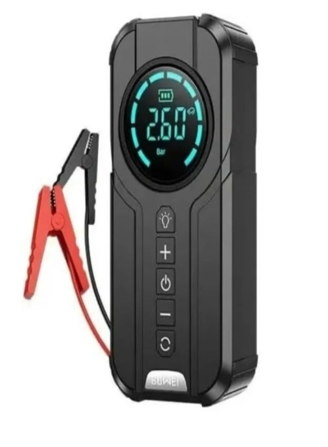 Denx Inflatable Emergency All-in-one Machine, Car Starter, Superfast Inflator, LED Light - Image 2