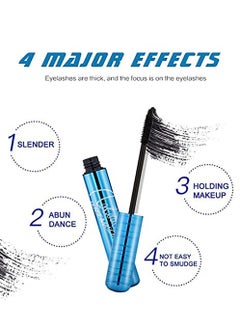 SYOSI Prime Lash Mascara for Women Over 50, 2 Pcs Black Primlash Mascara for Thinning Lashes, Zero Clumps Waterproof Volumizing Mascara, Hypoallergenic Long Lasting for Sensitive Eyes (Black)  - Image 5