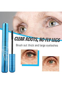 SYOSI Prime Lash Mascara for Women Over 50, 2 Pcs Black Primlash Mascara for Thinning Lashes, Zero Clumps Waterproof Volumizing Mascara, Hypoallergenic Long Lasting for Sensitive Eyes (Black)  - Image 2
