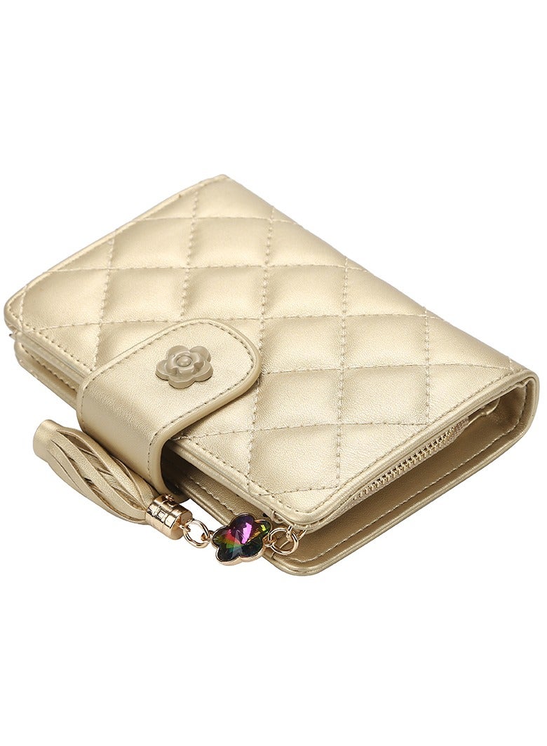 Baellery women's wallet with multiple card slots - golden - Image 1