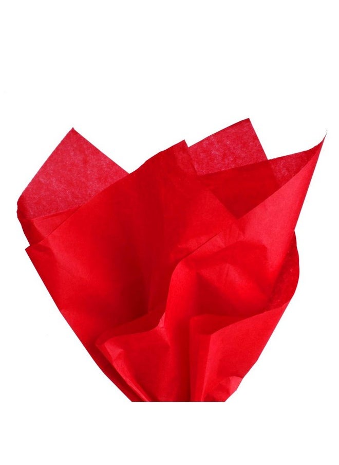 PMLAND Premium Quality Gift Wrapping Paper Red 15 Inches X 20 Inches 100 Sheets  - Image 1