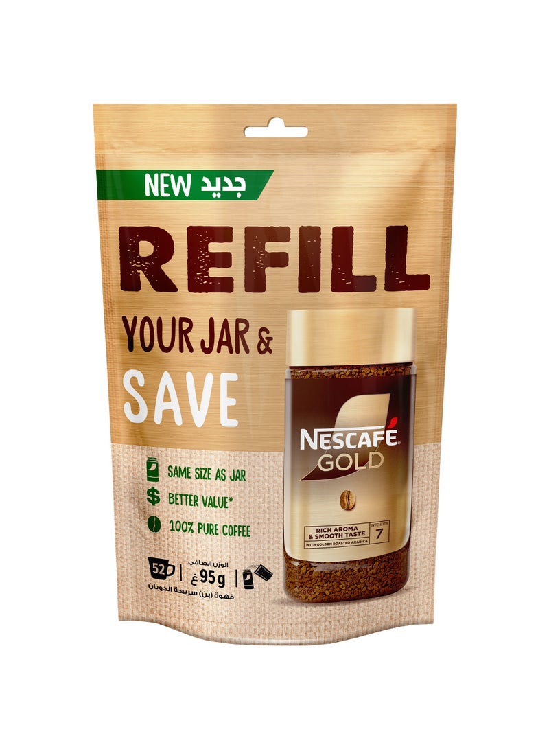 Nescafe Gold Refill Pack 95g 95grams Single - Image 4