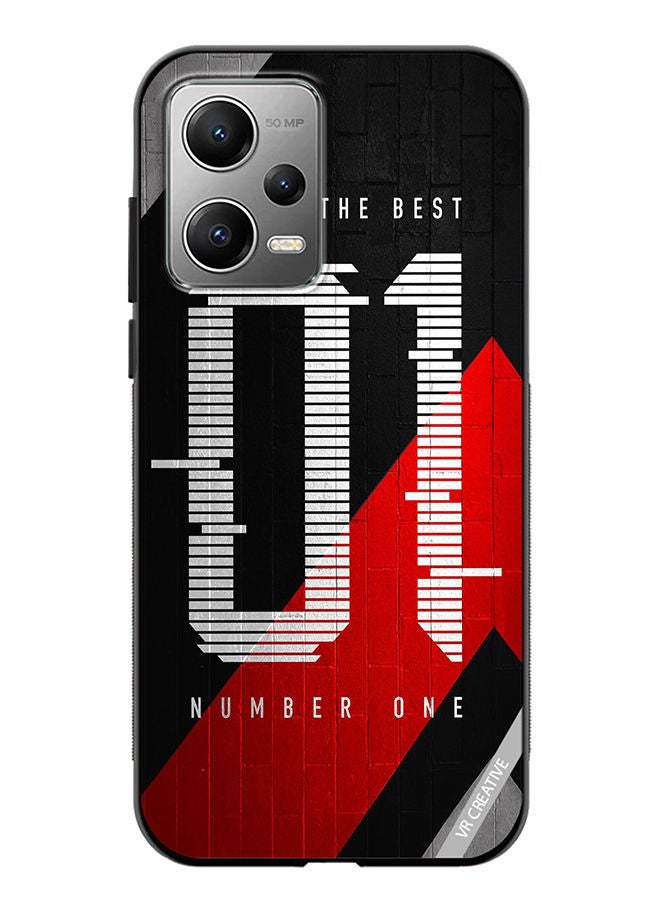 VR CREATIVE Protective Case Cover For Xiaomi Redmi Note 12 Pro Number One Design Multicolour - Image 1