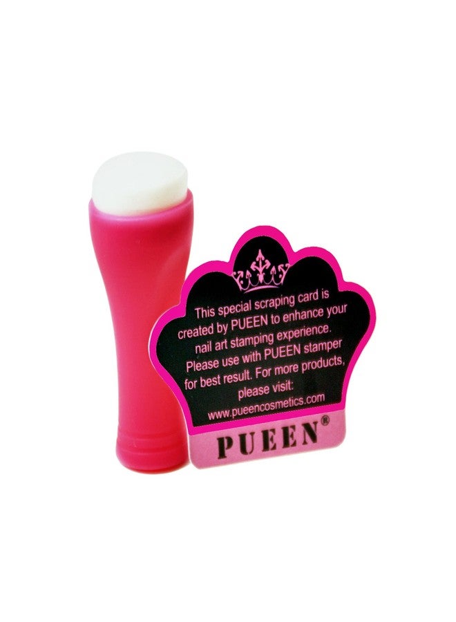 PUEEN Nail Art Super Soft Squishy Silicone Stamper and Scraper Set - Stamping Tools-BH000026 - Image 3