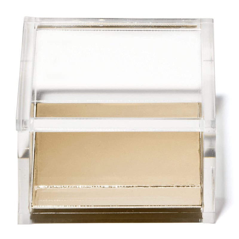 OfficeGoods Acrylic Desk Organizer w/Gold Base â€“ Functional & Elegant Odds & Ends Box for Display or Storage â€“ Perfect for Home or Office, Kitchen, Bathroom Vanity, Curio Display - Small - Image 2