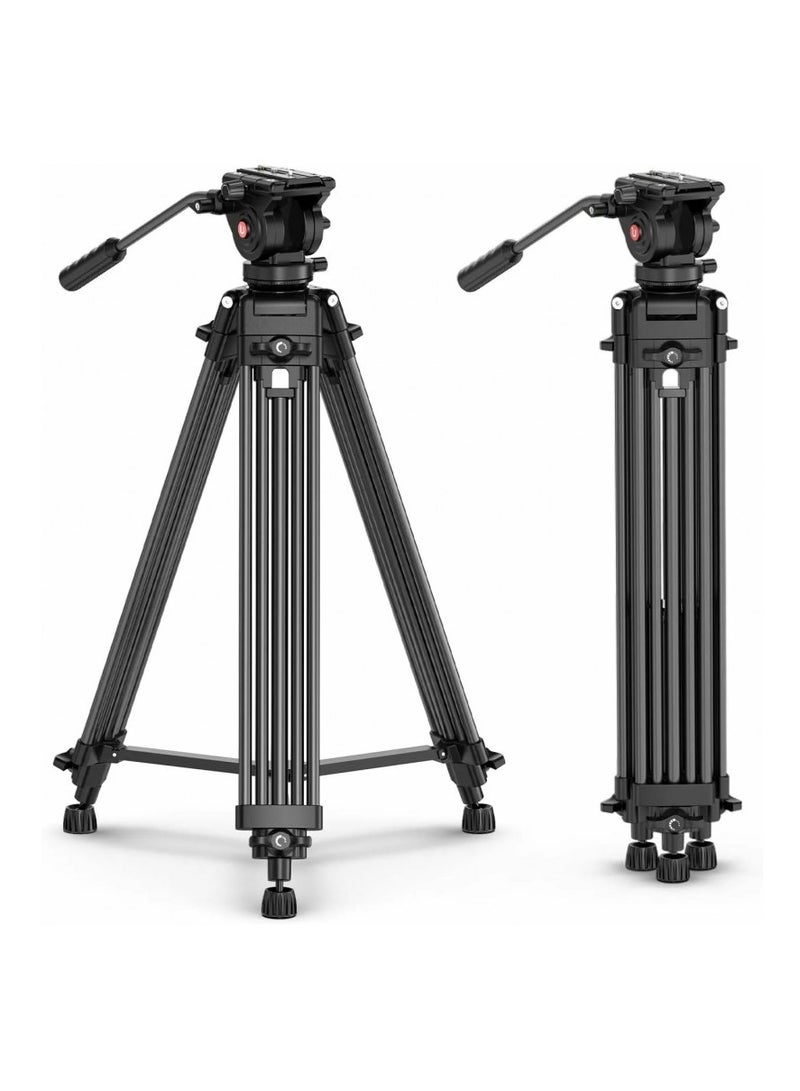 Ulanzi MT-81 Aluminum Video Tripod with Fluid Head - Image 2