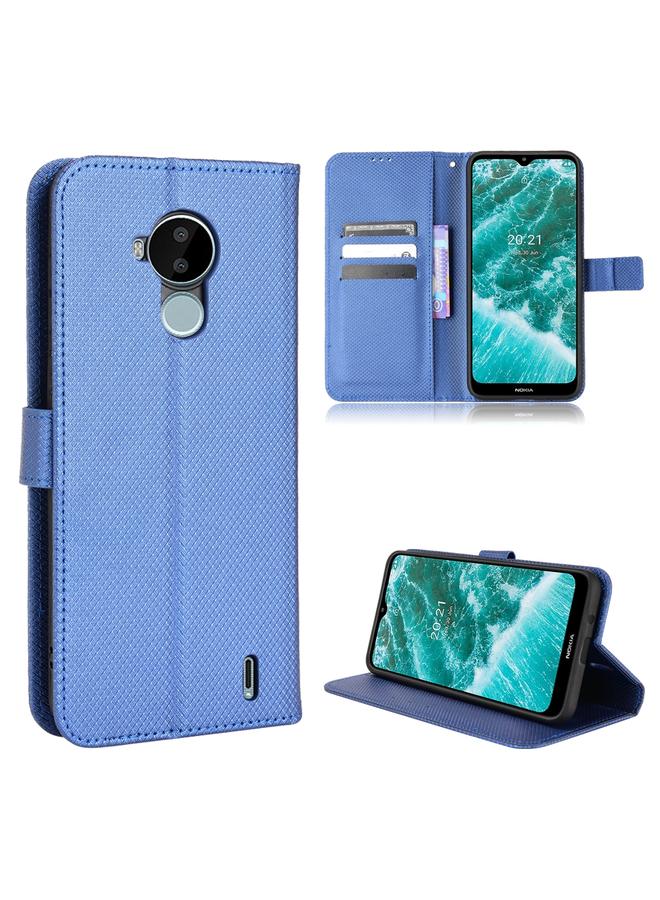 اس-توب جراب هاتف Nokia C30 مصنوع من الجلد بتصميم ماسي - Image 1