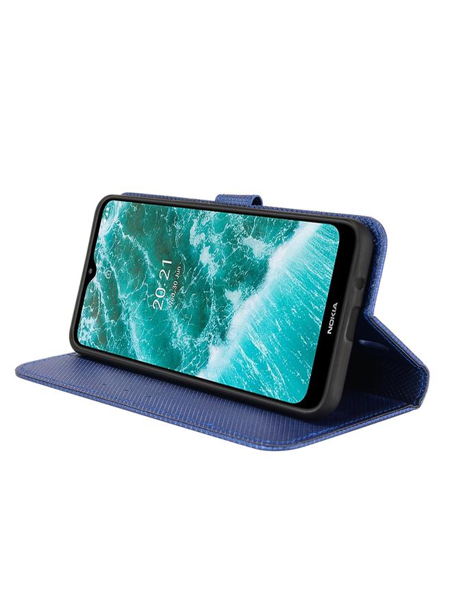 اس-توب جراب هاتف Nokia C30 مصنوع من الجلد بتصميم ماسي - Image 5