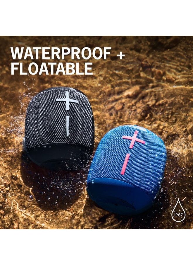 Ultimate Ears - WONDERBOOM 3، مكبر صوت لاسلكي صغير محمول بتقنية البلوتوث، صوت جهير قوي بزاوية 360 درجة للاستخدام في الهواء الطلق، مقاوم للماء والغبار IP67، قابل للطفو، مدى 131 قدمًا - وردي فاتح - Image 1